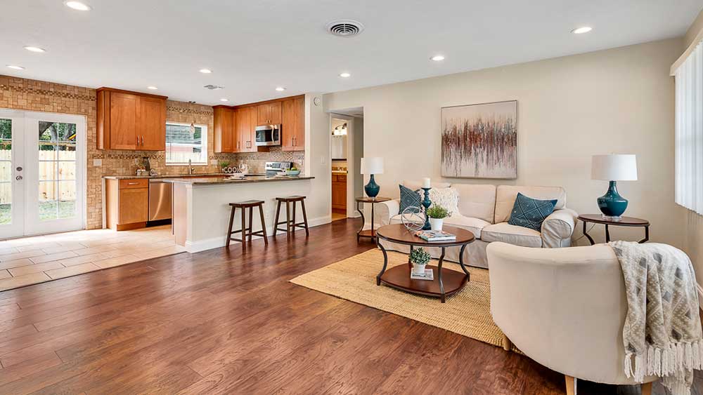 interior of house after home renovation