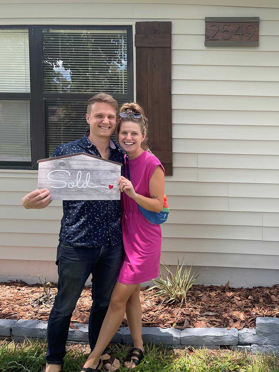 home sold in Tampa that was renovated for new family