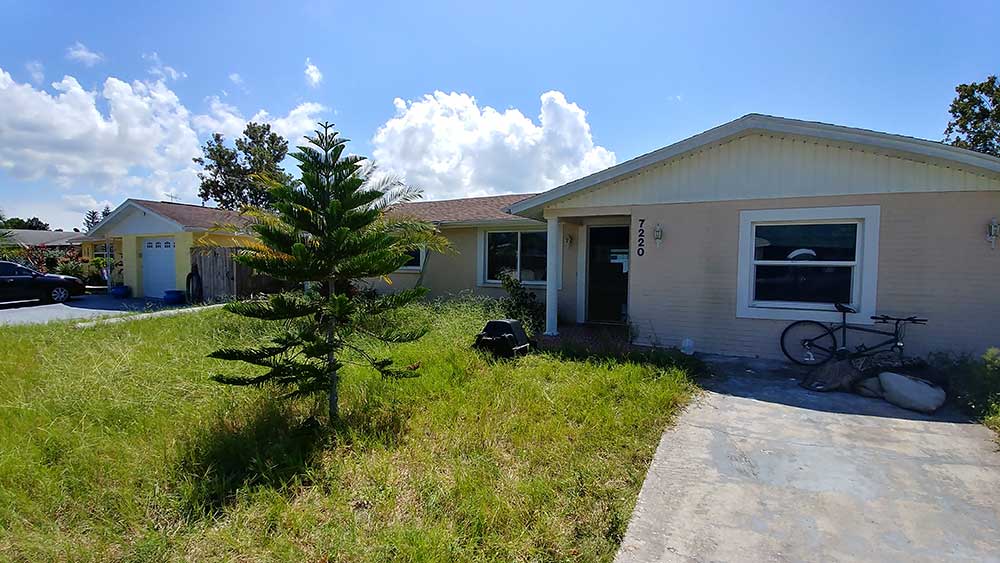 7220 Mayfield Dr Outside Home Renovation — Before