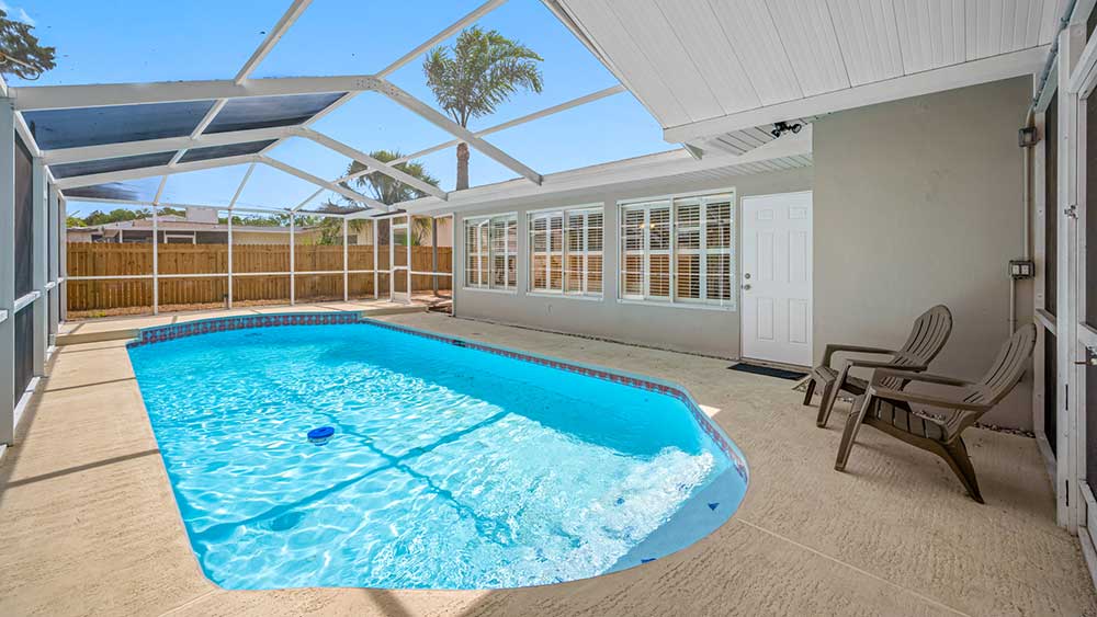 refurbished pool and deck